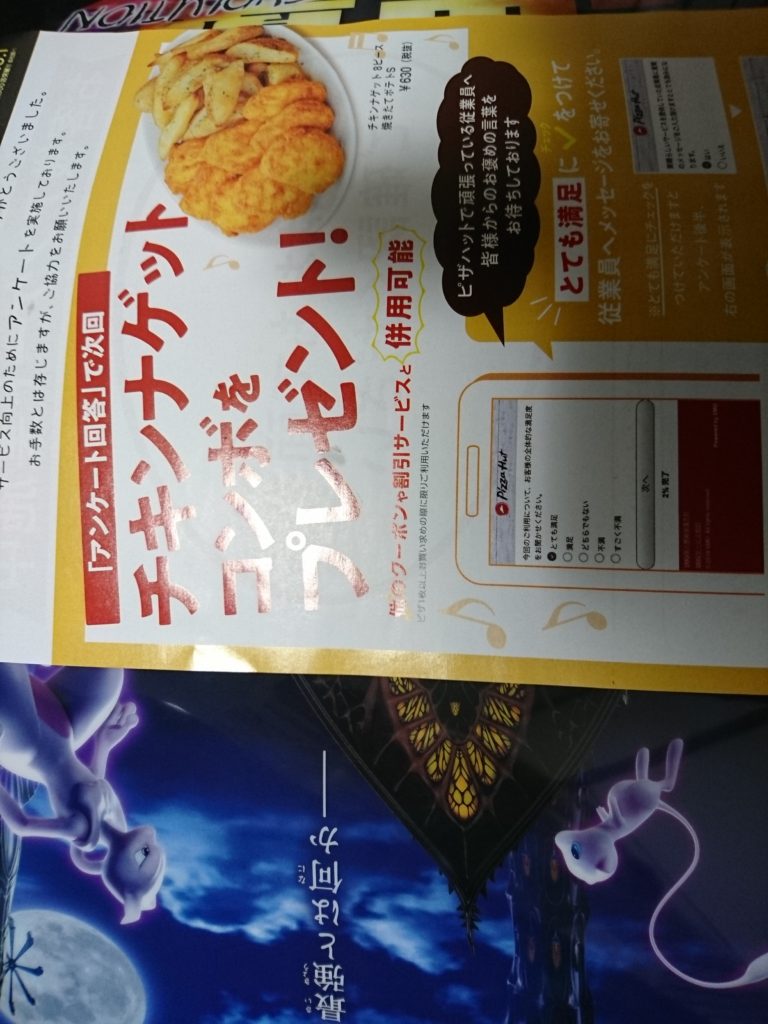 ポケモンのクリアファイルも貰えました